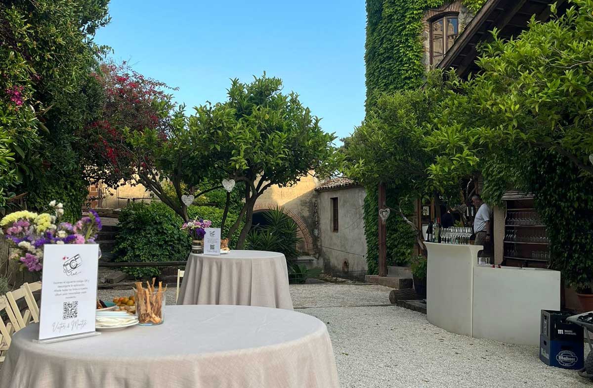 Bodas en el Maresme, aperitivo - L'Hort Banquetes Cabrils